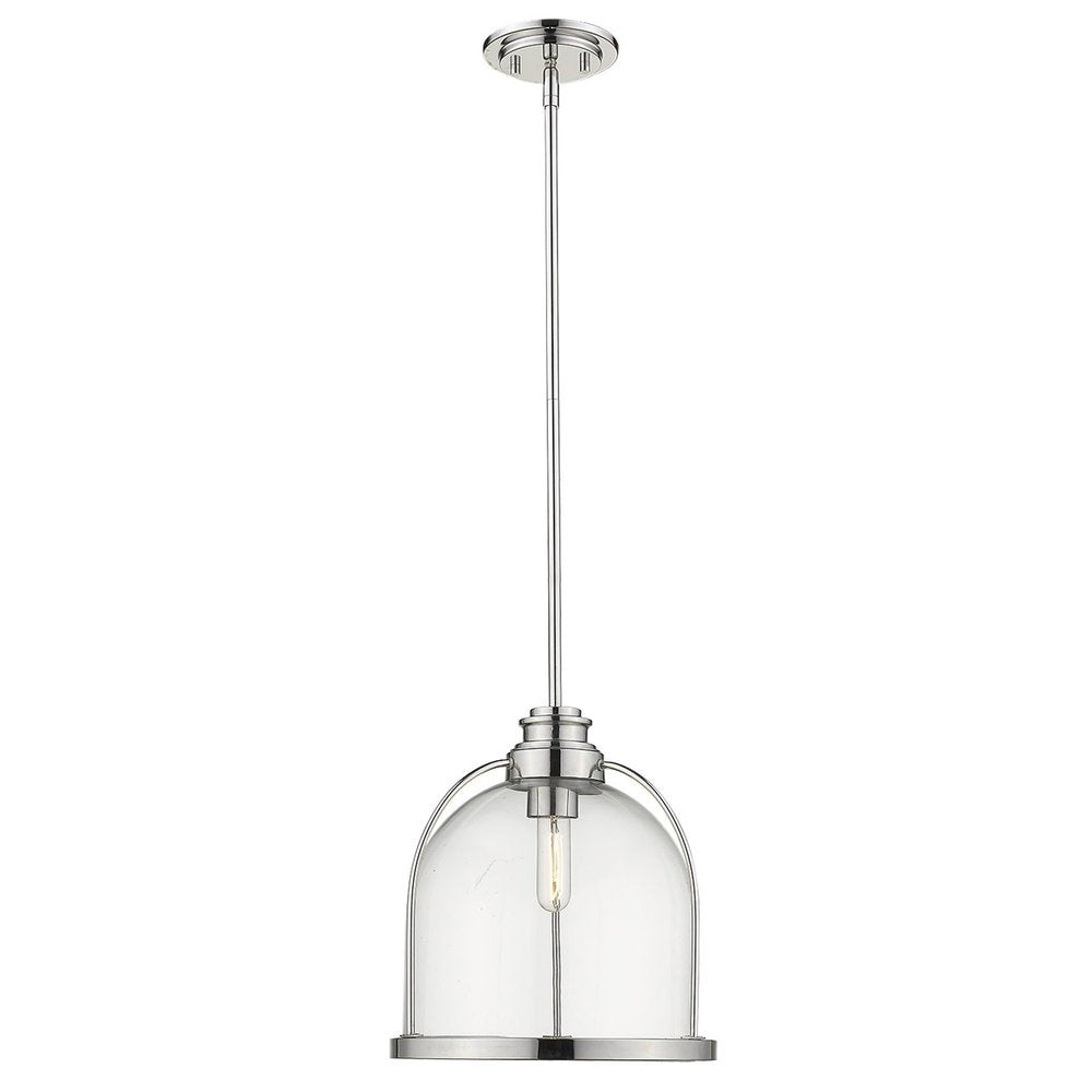 Stanton 1-Light Polished Nickel Pendant HomeRoots