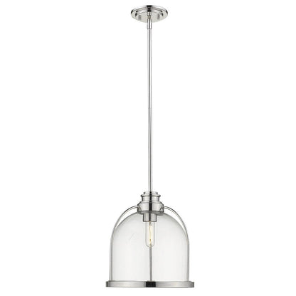 Stanton 1-Light Polished Nickel Pendant