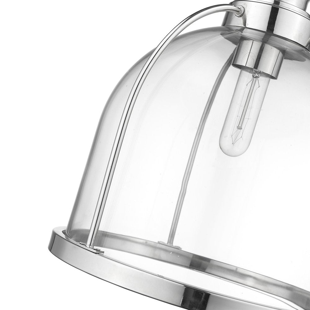 Stanton 1-Light Polished Nickel Pendant HomeRoots