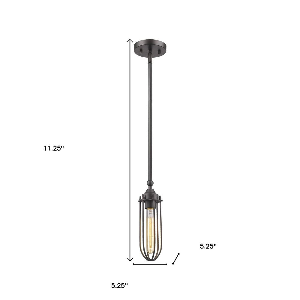 Modern Bronze Mini Pendant Hanging Light HomeRoots