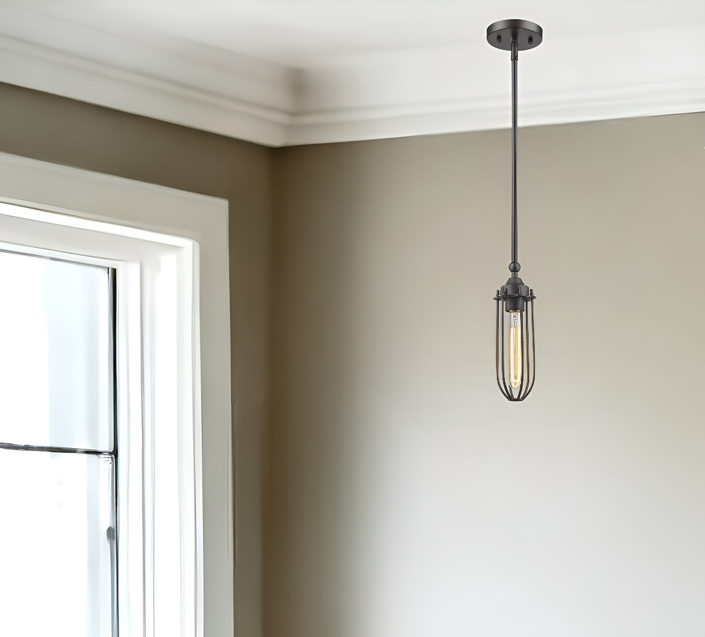 Modern Bronze Mini Pendant Hanging Light