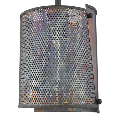 Ryker 1-Light Bronze Patina Pendant HomeRoots