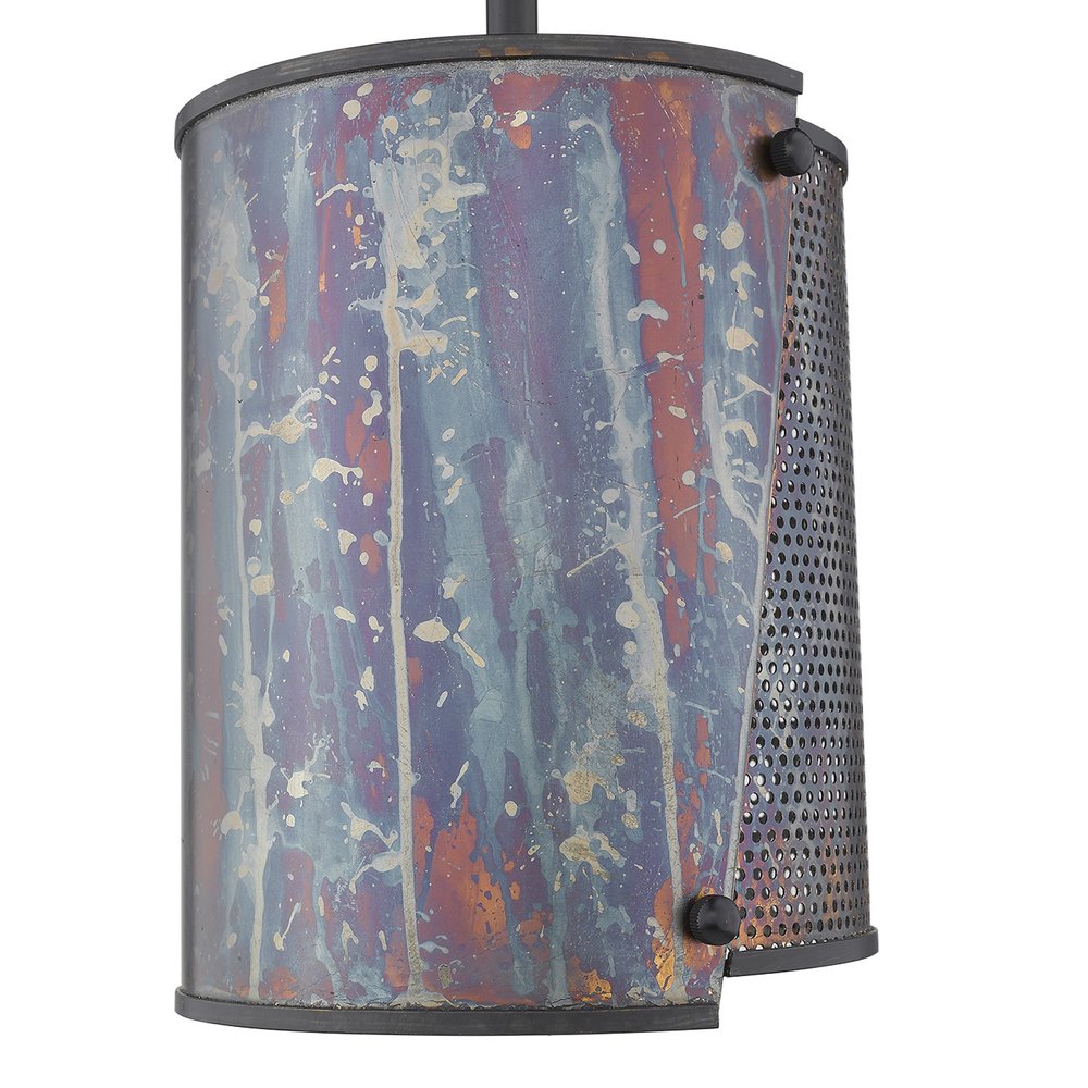 Ryker 1-Light Bronze Patina Pendant HomeRoots