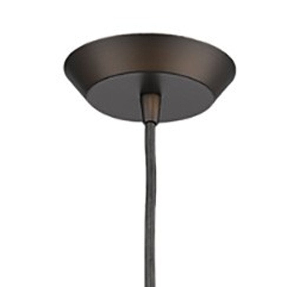 Bronze Hanging Light with Glass Studs — view 4