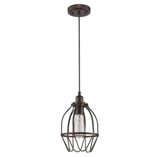 Antique Bronze Wire Pendant Hanging Light HomeRoots