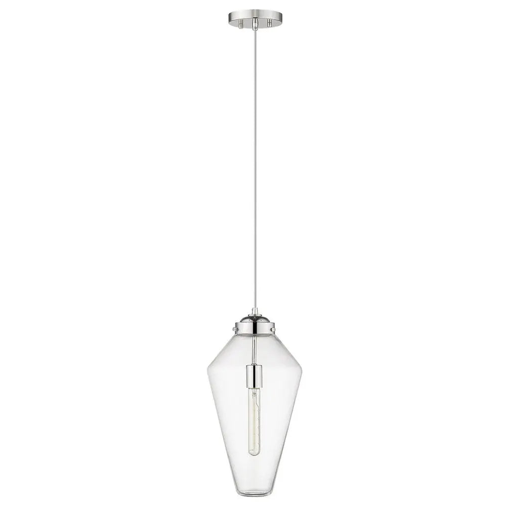 Ballina 1-Light Polished Nickel Mini-Pendant HomeRoots