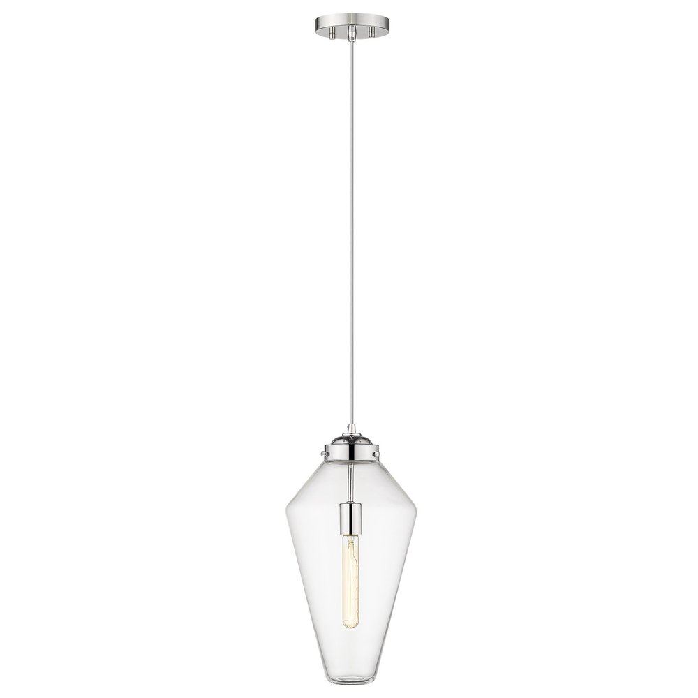 Ballina 1-Light Polished Nickel Mini-Pendant HomeRoots
