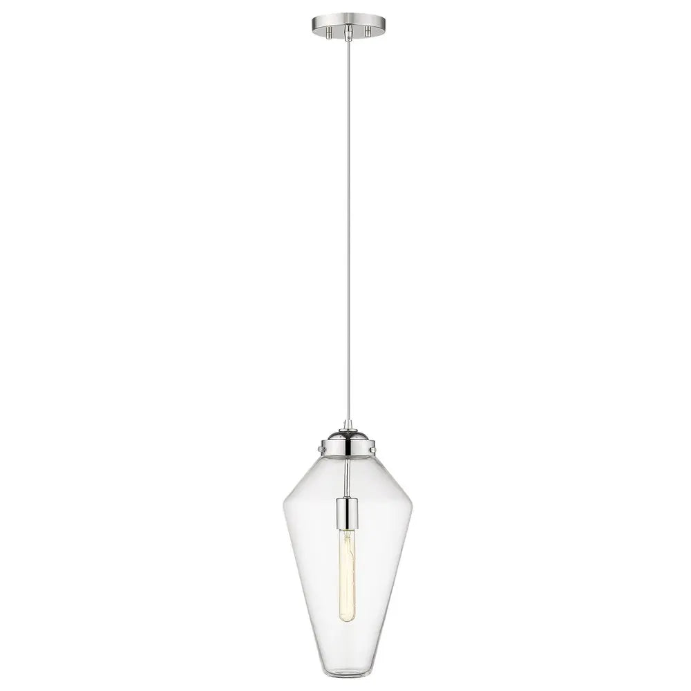 Ballina 1-Light Polished Nickel Mini-Pendant HomeRoots