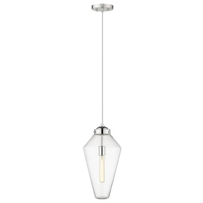 Ballina 1-Light Polished Nickel Mini-Pendant HomeRoots