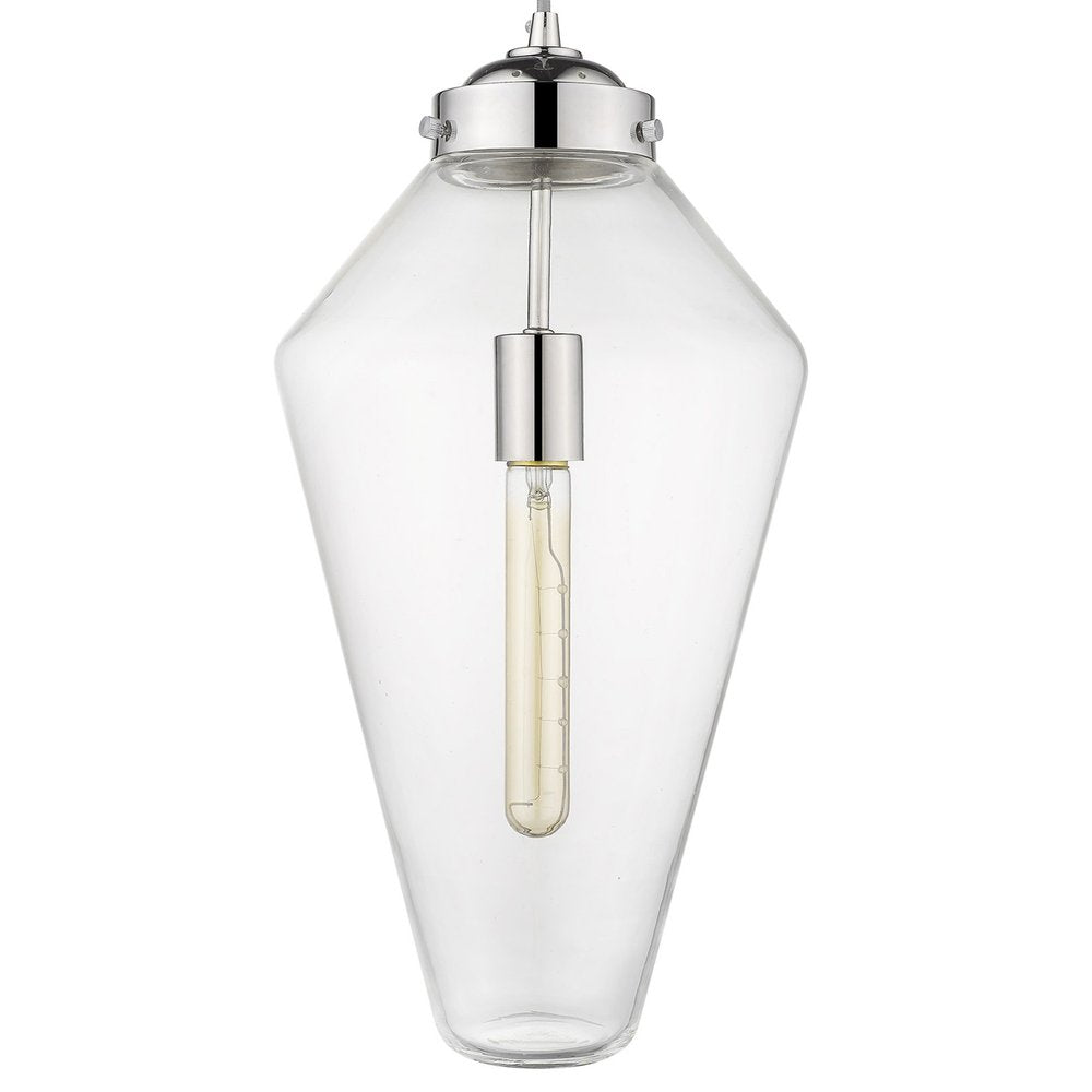 Ballina 1-Light Polished Nickel Mini-Pendant HomeRoots