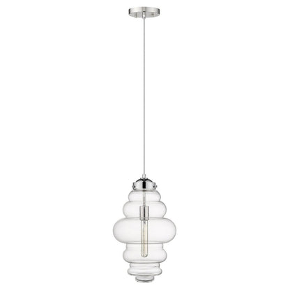 Ballina 1-Light Polished Nickel Mini-Pendant HomeRoots