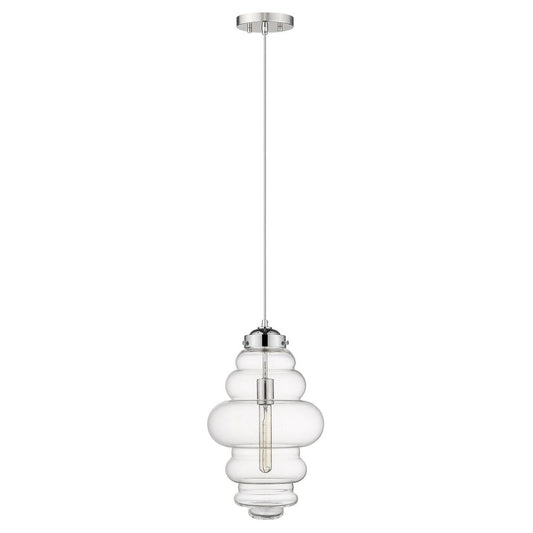 Ballina 1-Light Polished Nickel Mini-Pendant HomeRoots