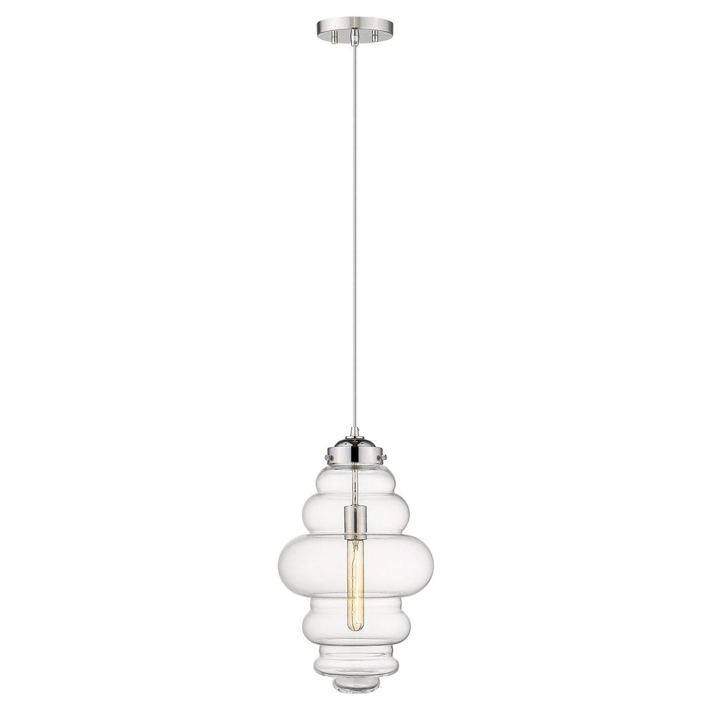 Ballina 1-Light Polished Nickel Mini-Pendant HomeRoots