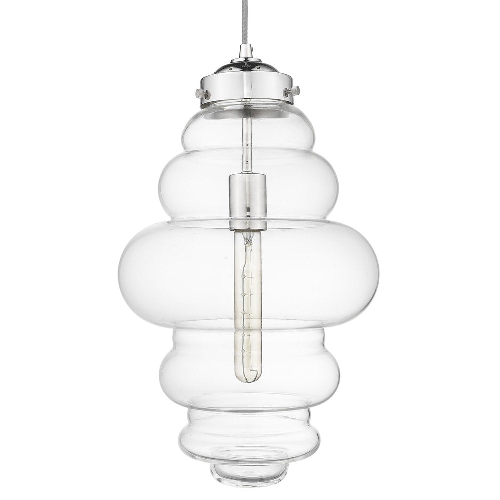 Ballina 1-Light Polished Nickel Mini-Pendant — view 3