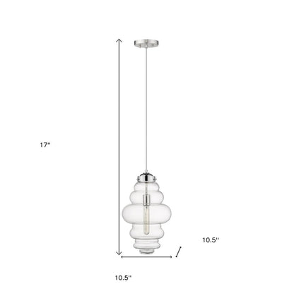 Ballina 1-Light Polished Nickel Mini-Pendant HomeRoots
