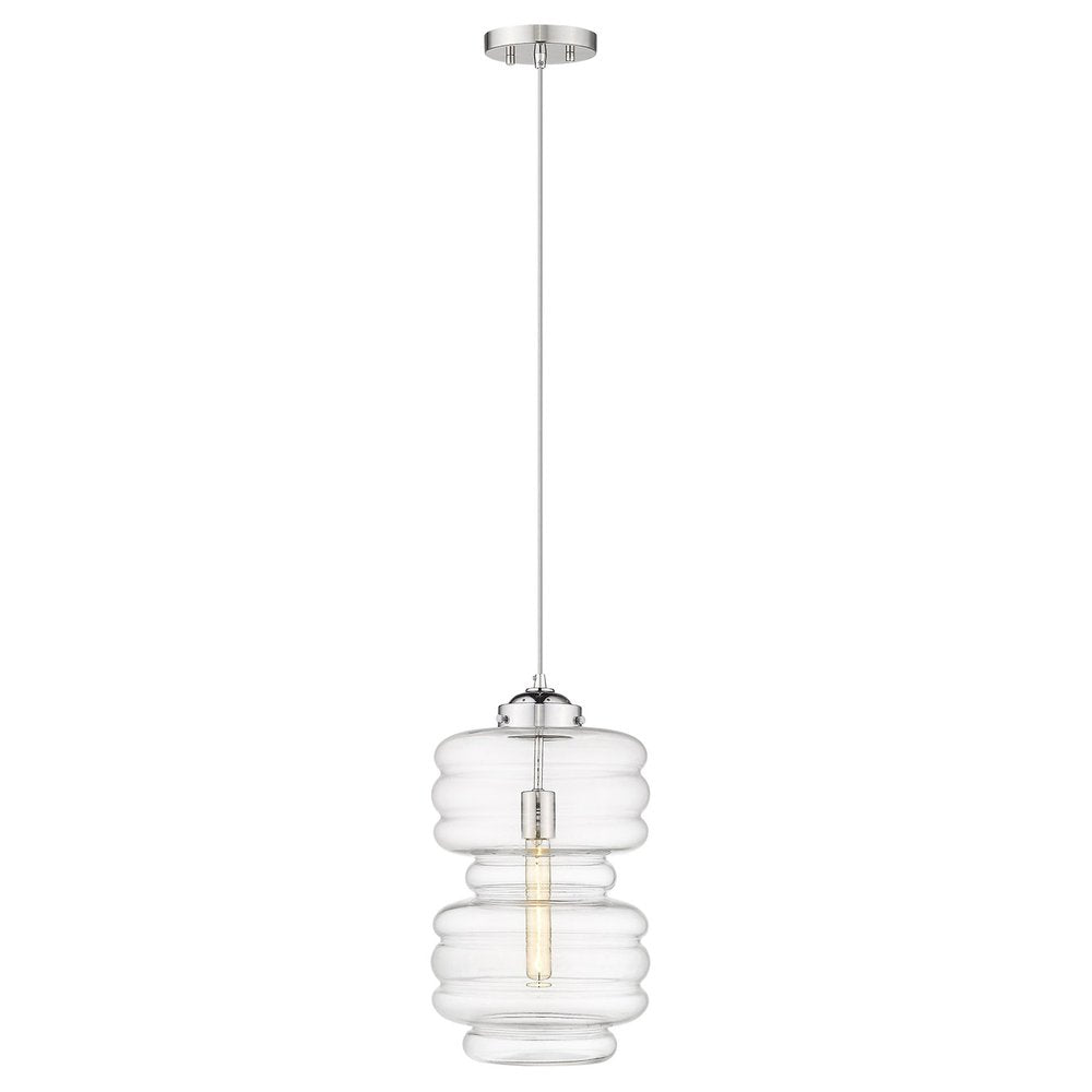 Ballina 1-Light Polished Nickel Mini-Pendant HomeRoots