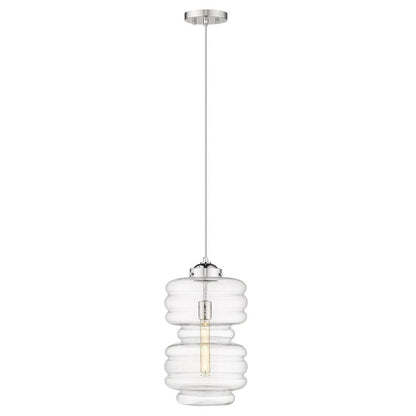 Ballina 1-Light Polished Nickel Mini-Pendant HomeRoots