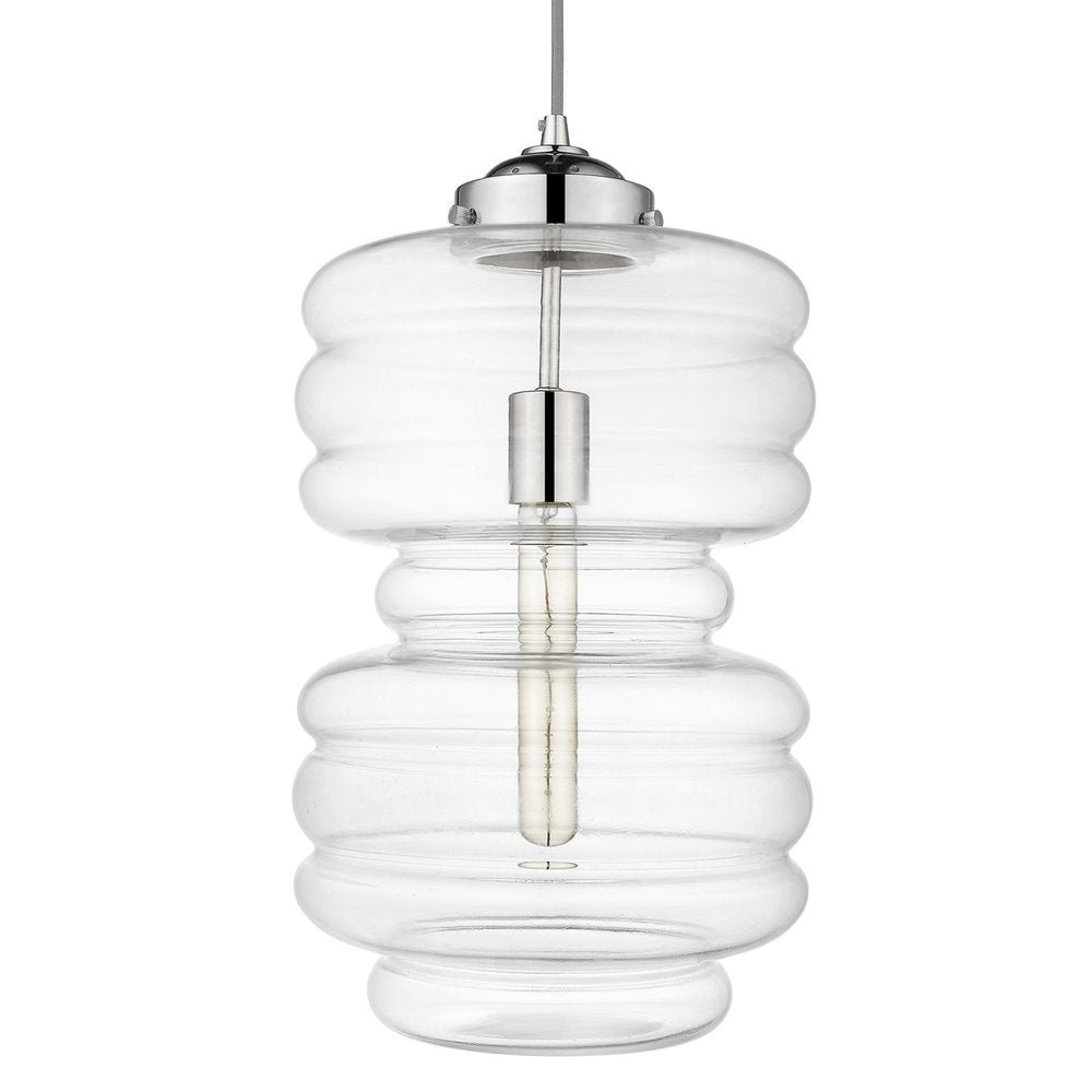 Ballina 1-Light Polished Nickel Mini-Pendant HomeRoots