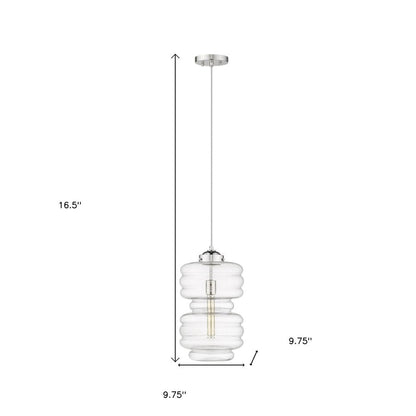 Ballina 1-Light Polished Nickel Mini-Pendant HomeRoots