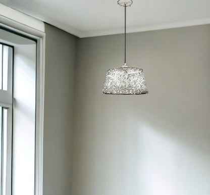 Iris 1-Light Aged Ivory Pendant HomeRoots