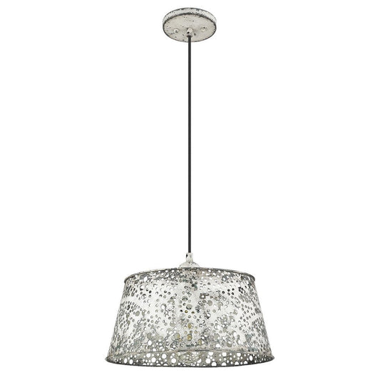 Iris 1-Light Aged Ivory Pendant HomeRoots