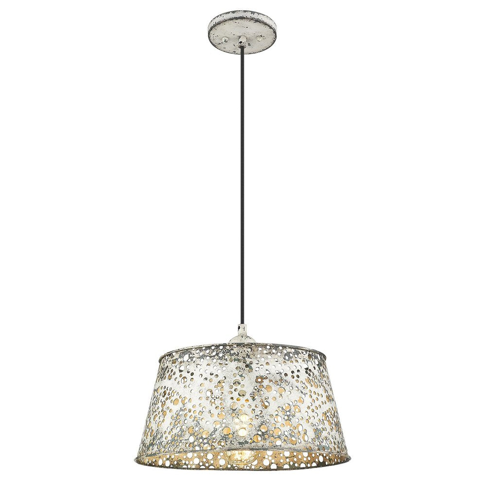 Iris 1-Light Aged Ivory Pendant HomeRoots
