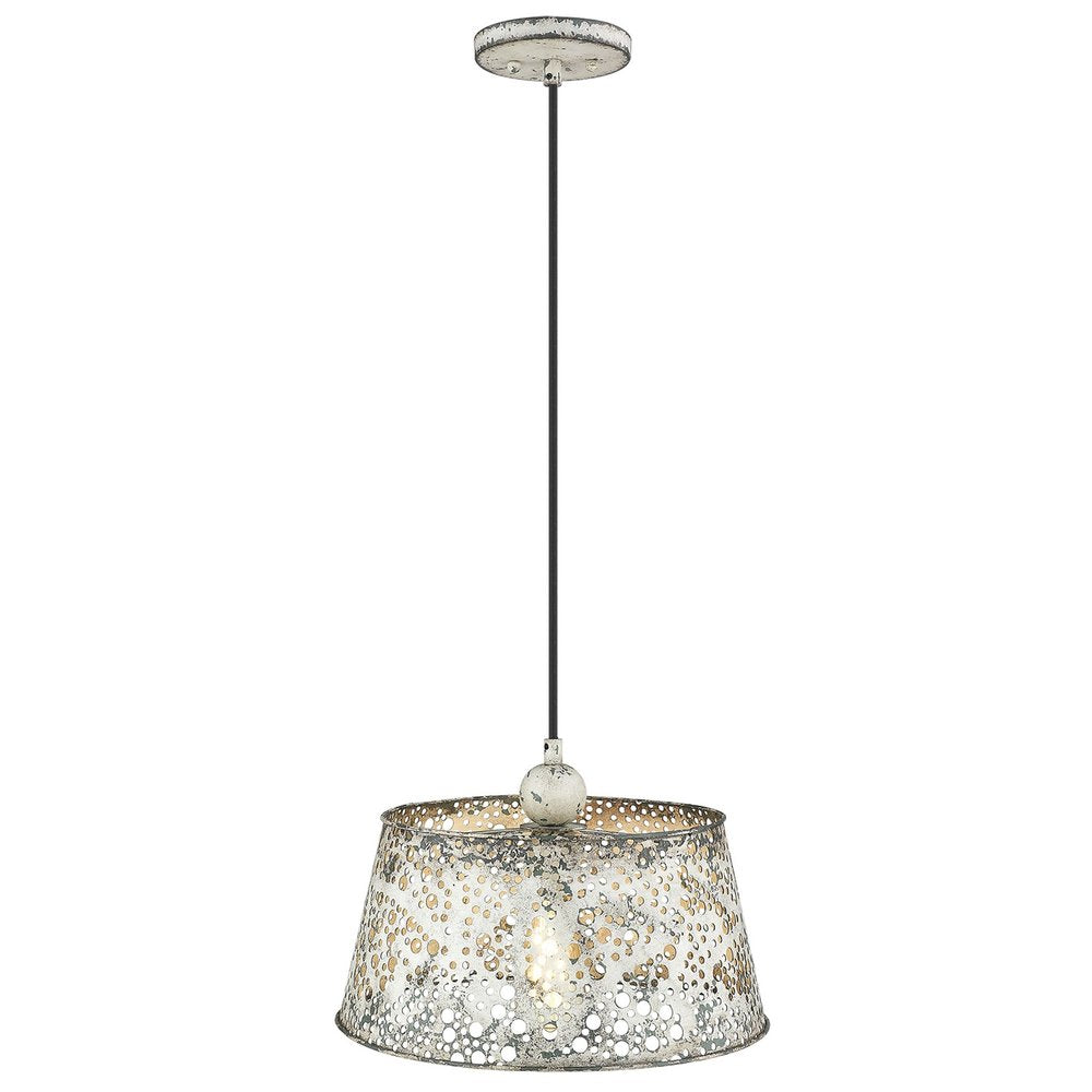 Iris 1-Light Aged Ivory Pendant HomeRoots