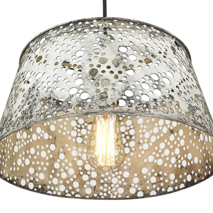 Iris 1-Light Aged Ivory Pendant HomeRoots