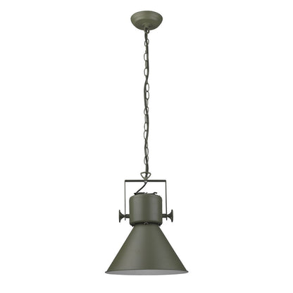 Crew Metal One Light Cone Hanging Pendant Light HomeRoots