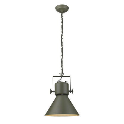 Crew Metal One Light Cone Hanging Pendant Light HomeRoots