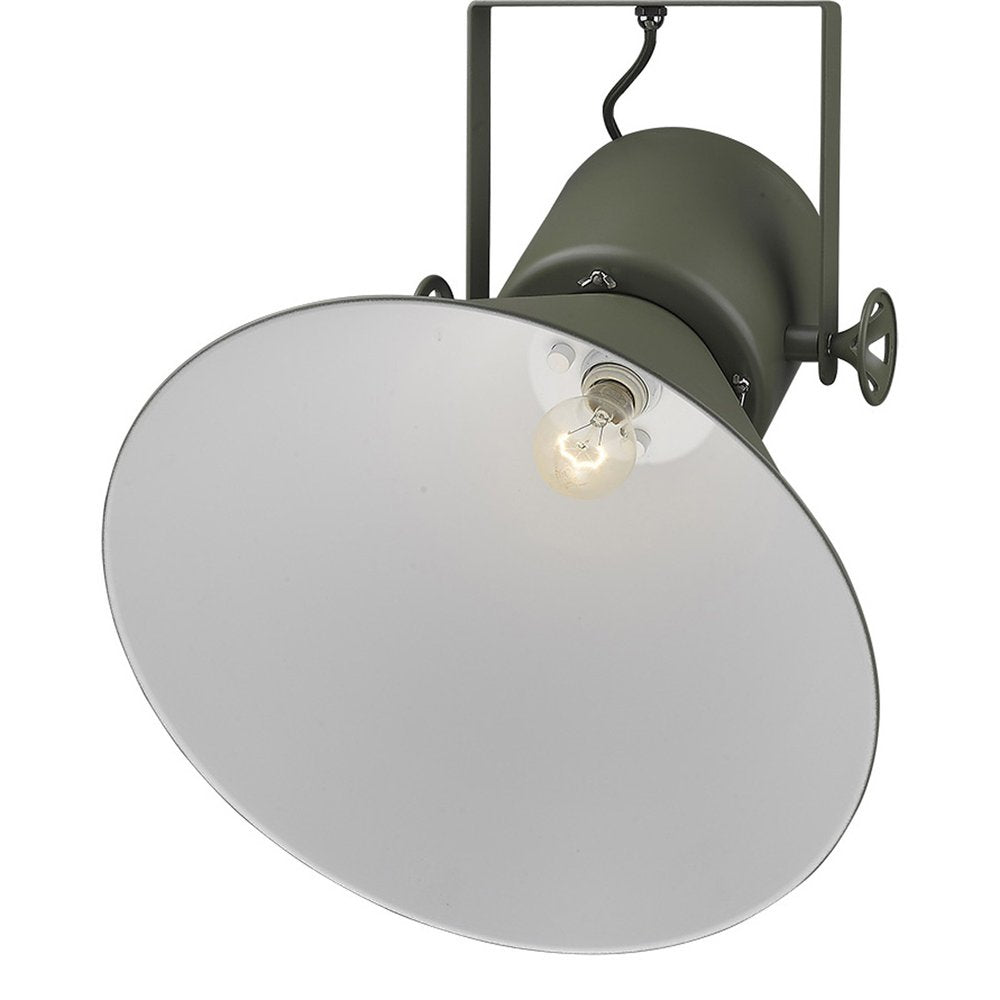 Crew Metal One Light Cone Hanging Pendant Light — view 22