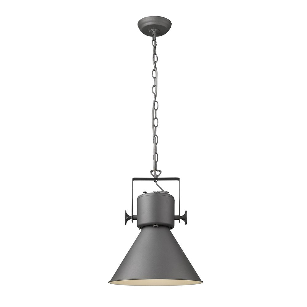 Crew 1-Light Gray Pendant HomeRoots