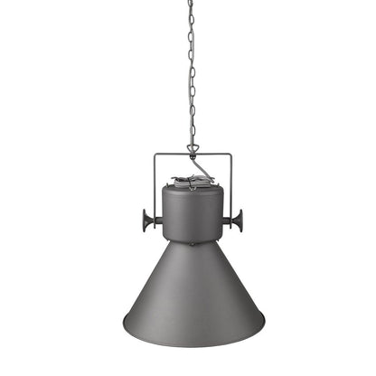 Crew Metal One Light Cone Hanging Pendant Light HomeRoots