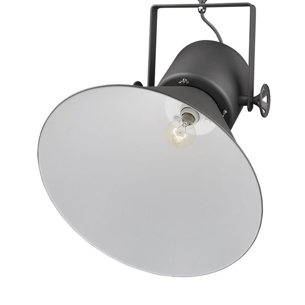 Crew Metal One Light Cone Hanging Pendant Light — view 5