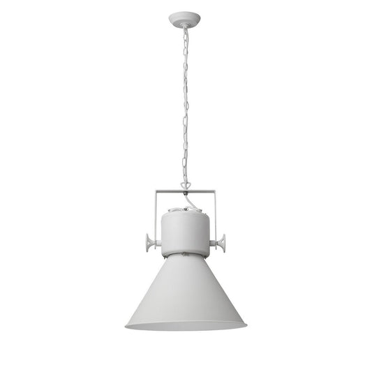 Crew 1-Light White Pendant HomeRoots