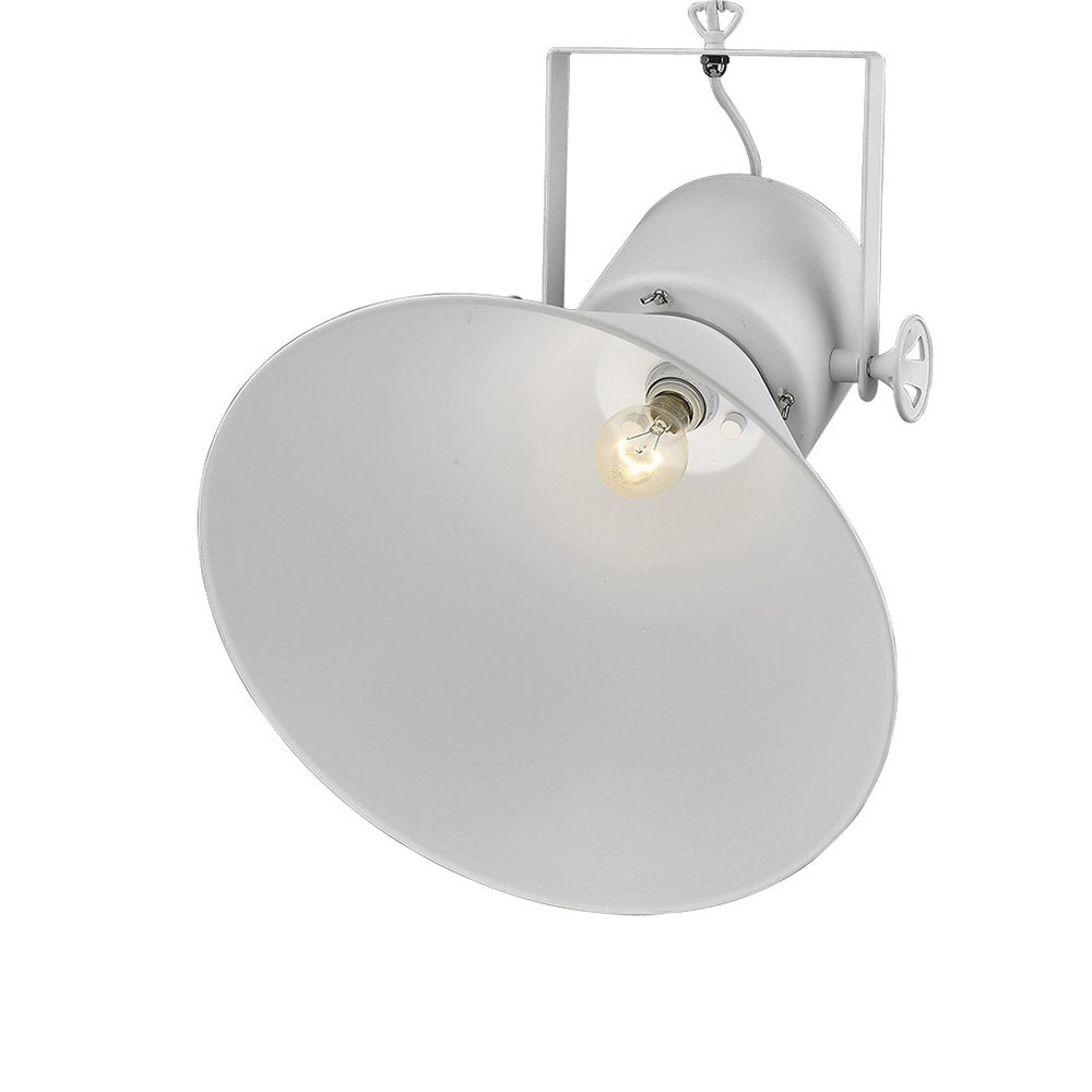 Crew 1-Light White Pendant — view 5