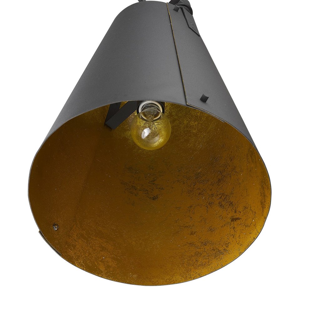 Faza 1-Light Matte Black Pendant HomeRoots