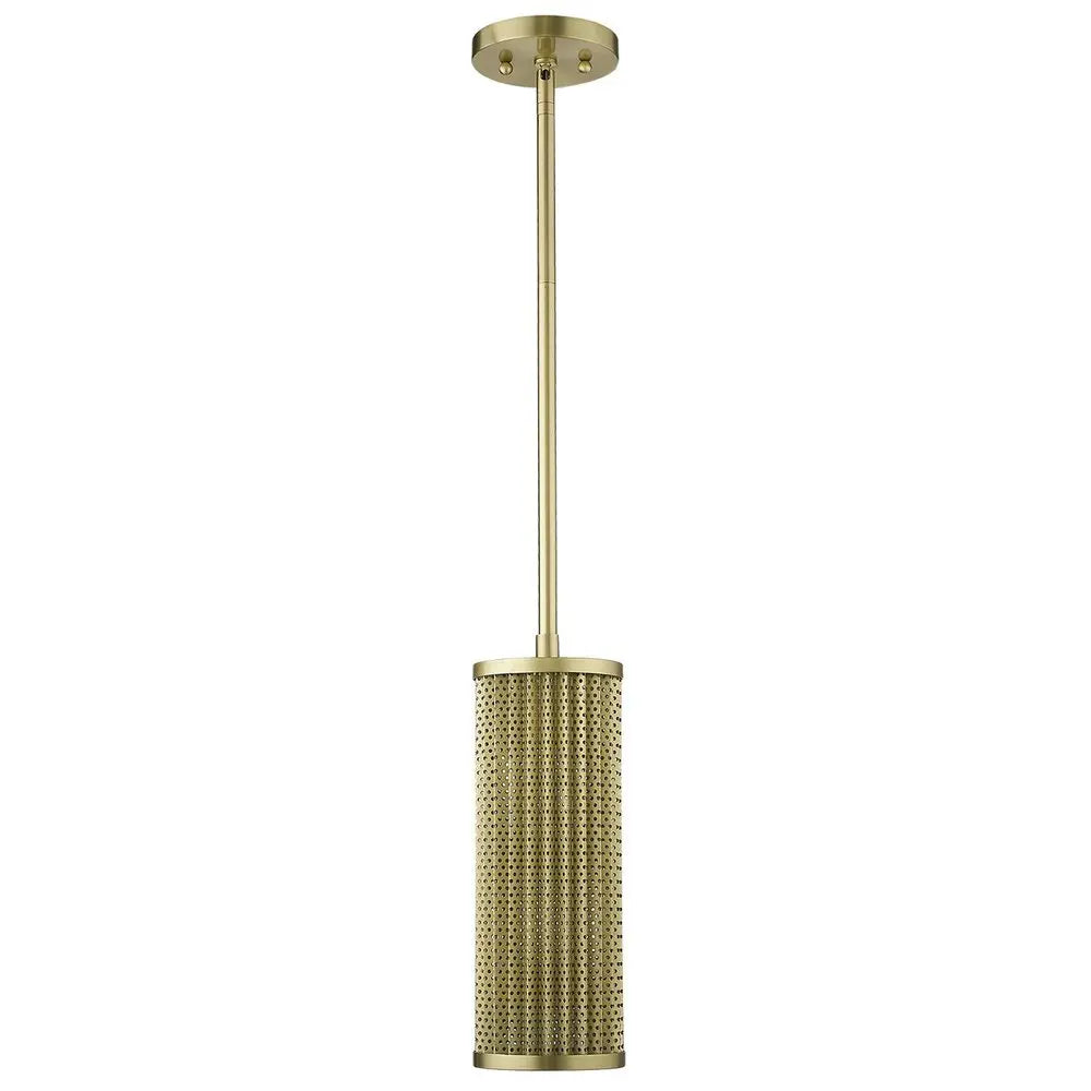 Basetti 1-Light Gold Pendant HomeRoots