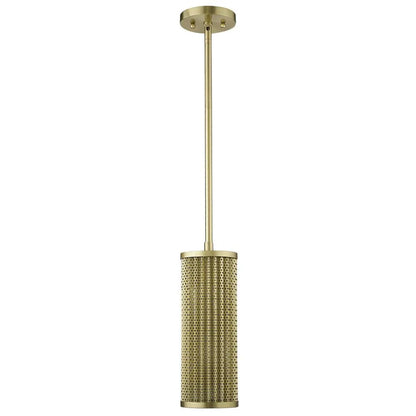 Basetti 1-Light Gold Pendant HomeRoots