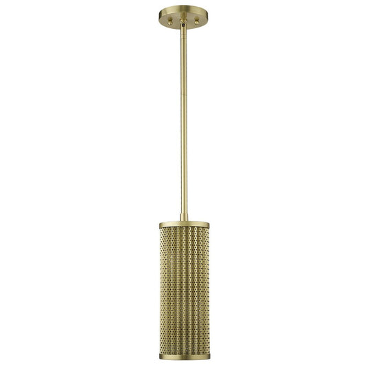 Basetti 1-Light Gold Pendant HomeRoots
