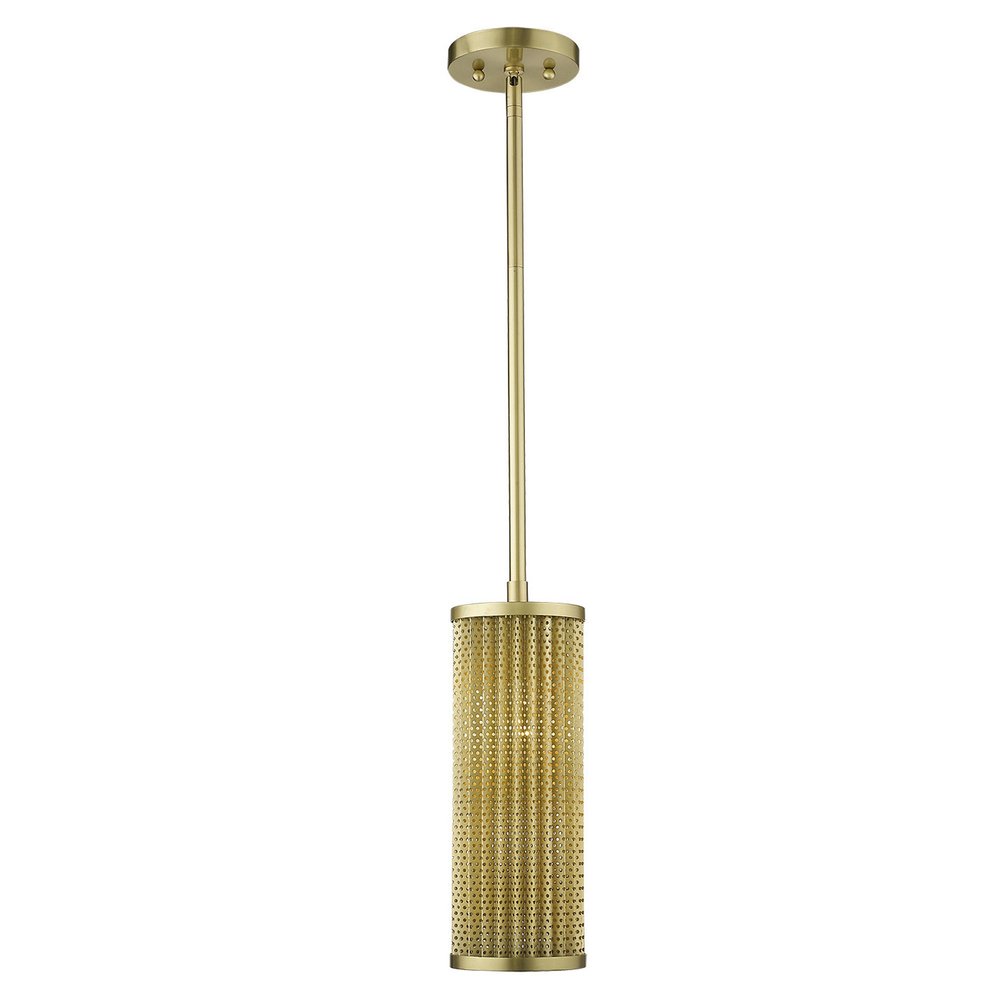 Basetti 1-Light Gold Pendant — view 2