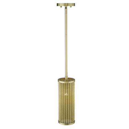 Basetti 1-Light Gold Pendant HomeRoots