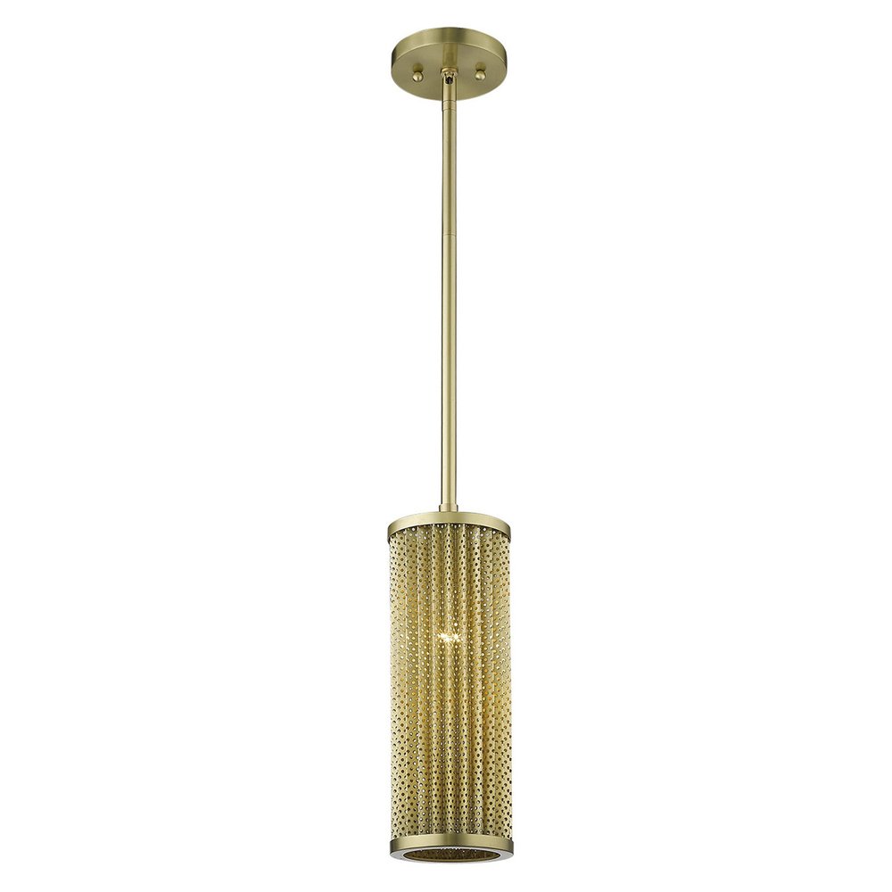 Basetti 1-Light Gold Pendant — view 4