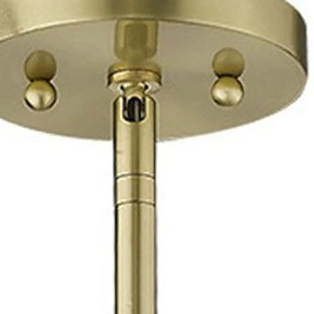 Basetti 1-Light Gold Pendant HomeRoots