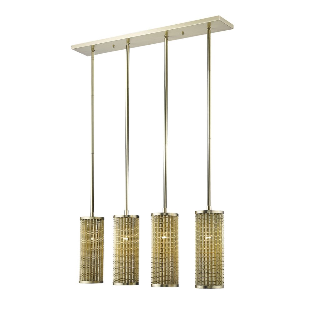 Basetti 4-Light Gold Pendant HomeRoots