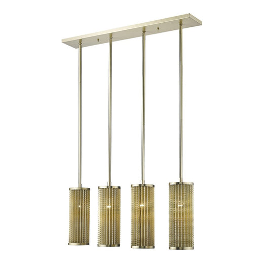 Basetti 4-Light Gold Pendant HomeRoots