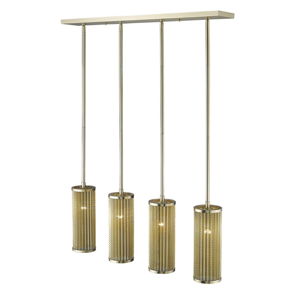 Basetti 4-Light Gold Pendant HomeRoots