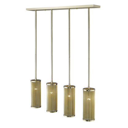 Basetti 4-Light Gold Pendant HomeRoots