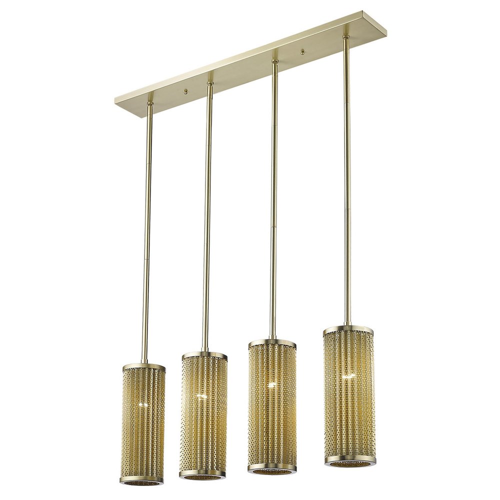 Basetti 4-Light Gold Pendant HomeRoots