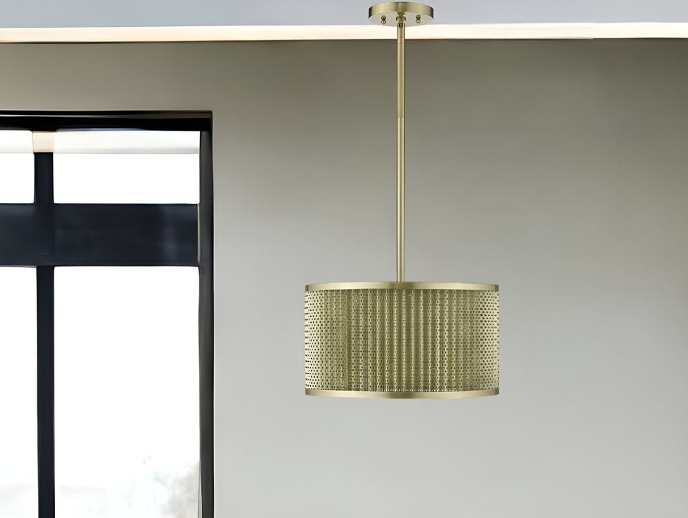 Basetti 4-Light Gold Convertible Pendant HomeRoots